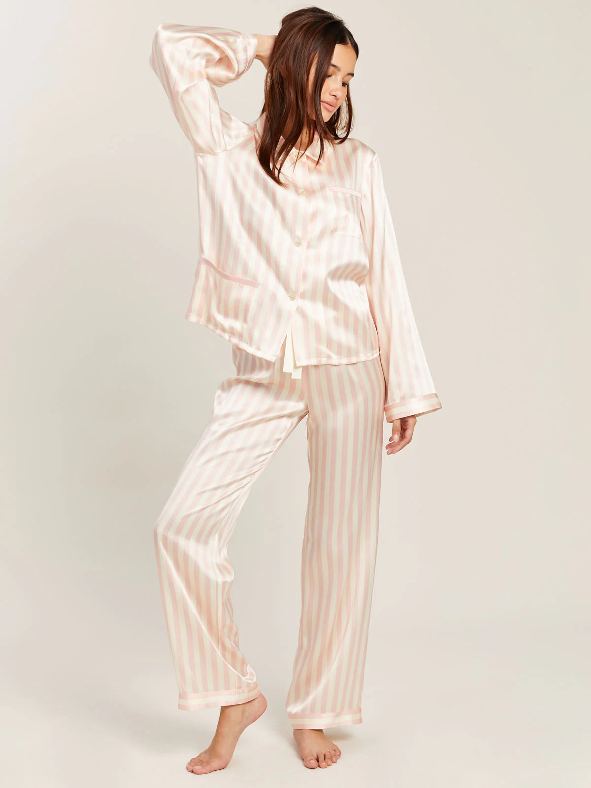 Chantal Pant in Petal Stripe - Image 3