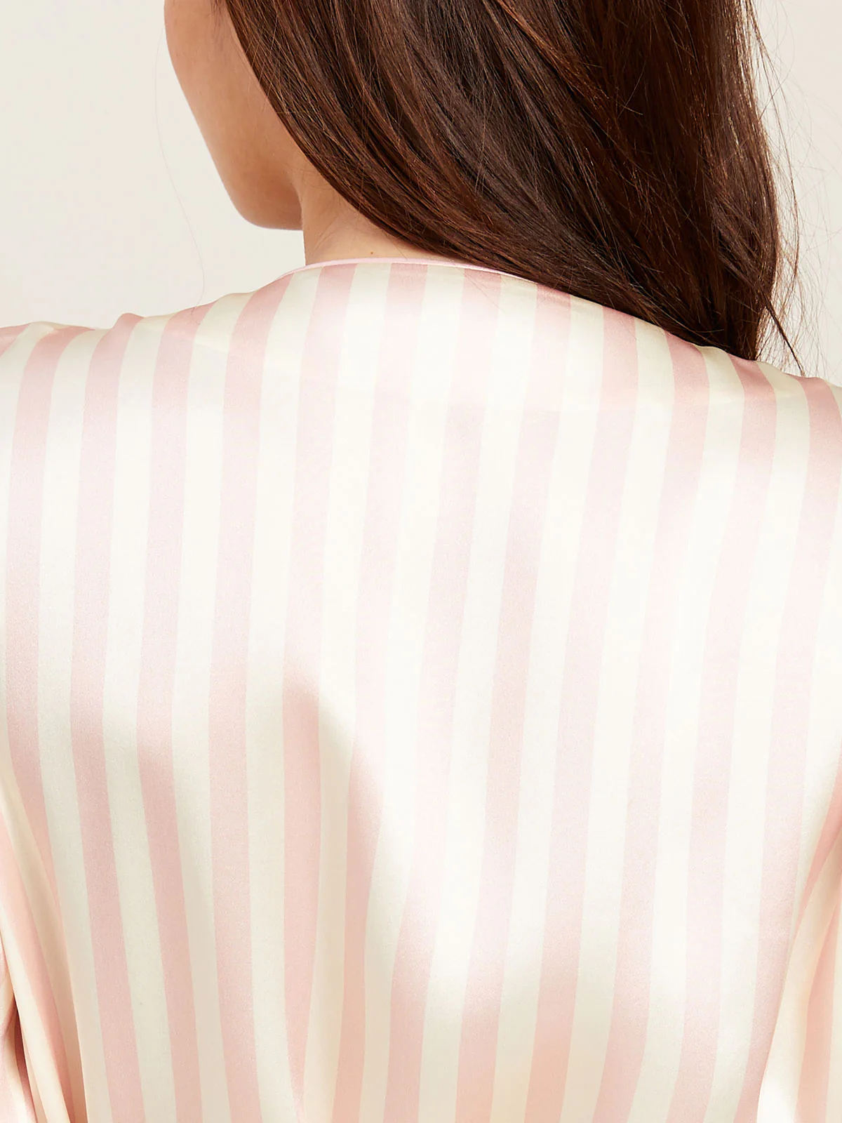Langley Robe in Petal Stripe - Image 4